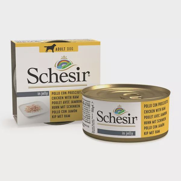 Schesir kip met ham jelly 150g   P712300