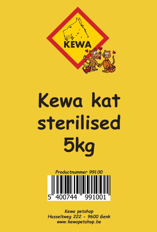 Kewa kat sterilised 5kg 99100