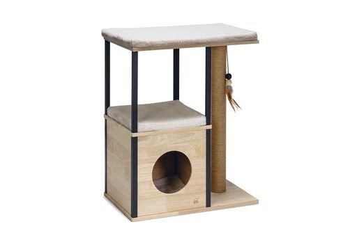 - DBL KRABPAAL NALA HOUT BRN 65X40X82