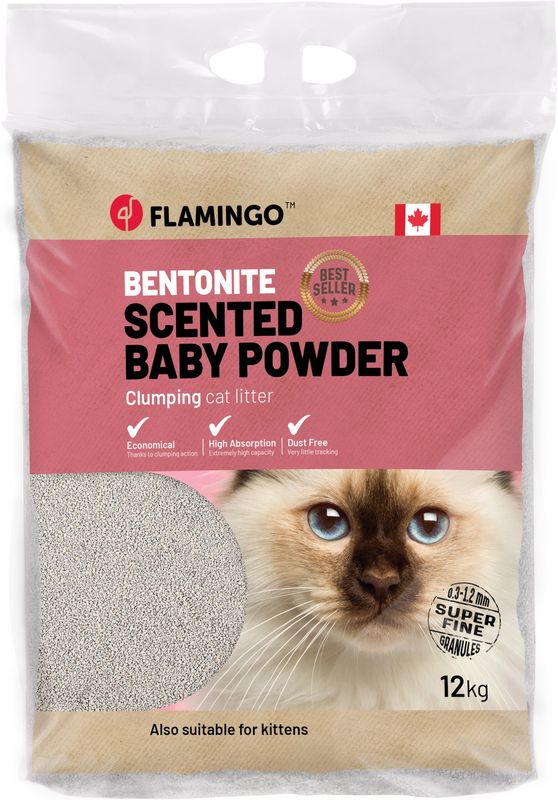 KATTENBAKVULLING BENTONIET CAN BABYPOEDER FIJN 12KG 561546