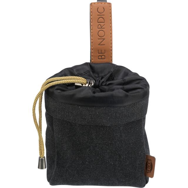 BE NORDIC snackzakje OM 10 × 14 cm, zwart  32292
