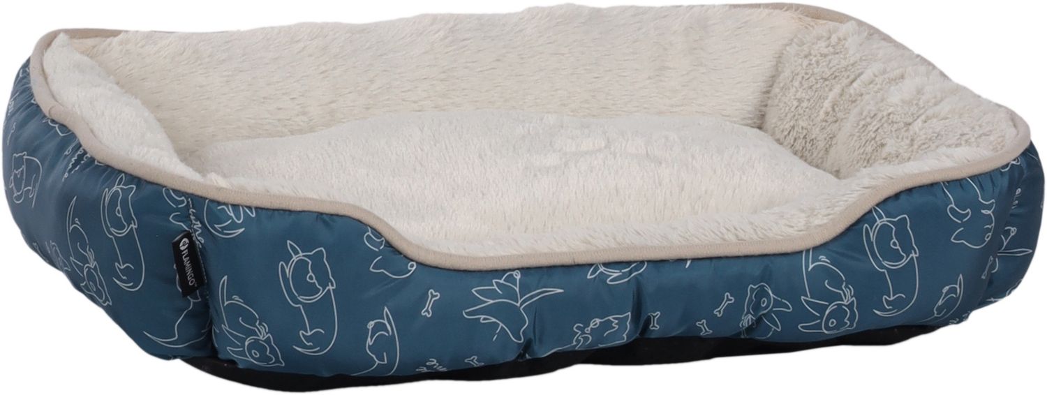 Mand Lilly Rechthoekig Blauw 60x50x14cm 524606