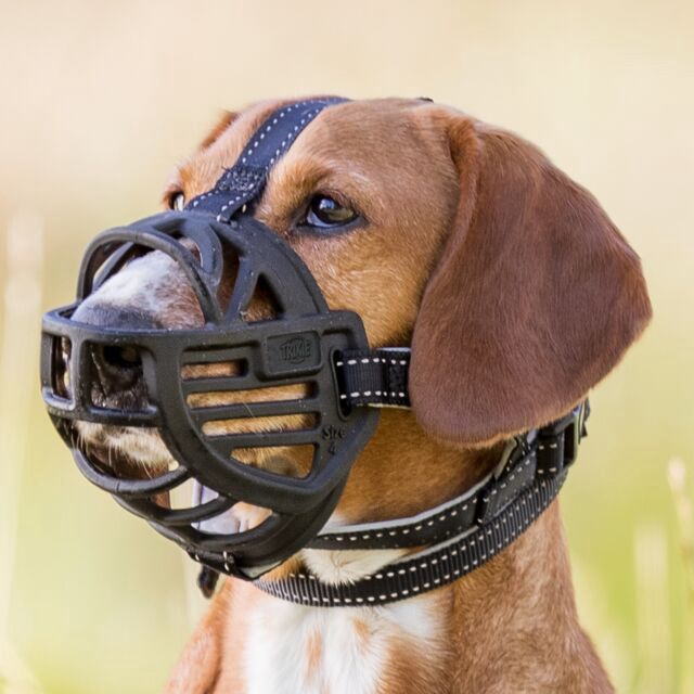 Muzzle Flex muilkorf, rubber XL–XXL, zwart 17616