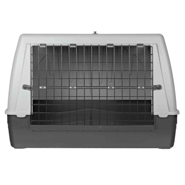 Vervoersbox Journey S–M: 77 × 51 × 43 cm, zwart/grijs 39411