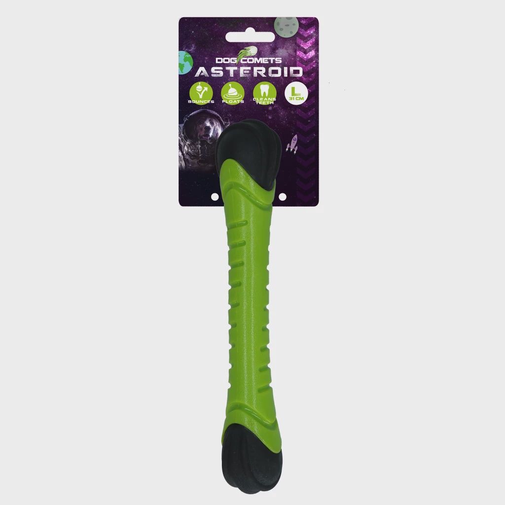 Dog Comets Asteroid Green L COME035F
