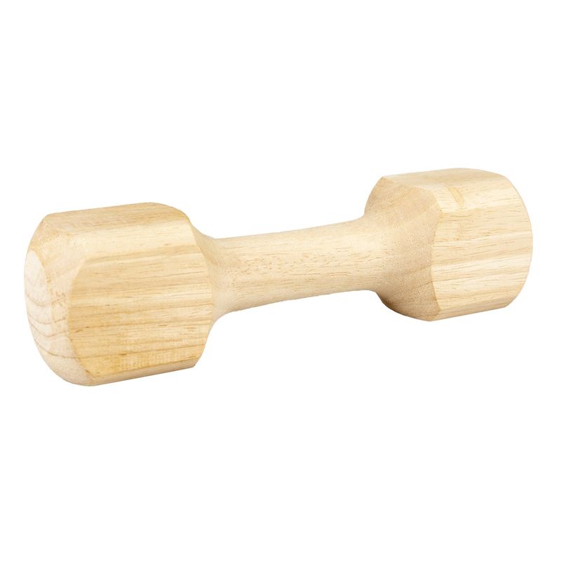 Houten apporteerblok S - 16,5x5x5cm -150g bruin  13489