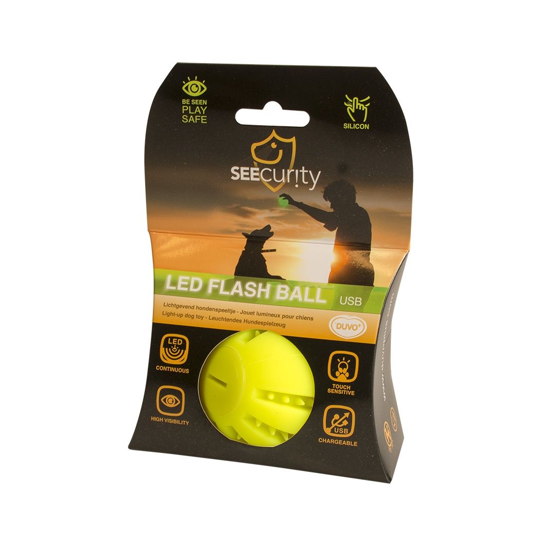 LED FLASH BAL 6cm groen  10639