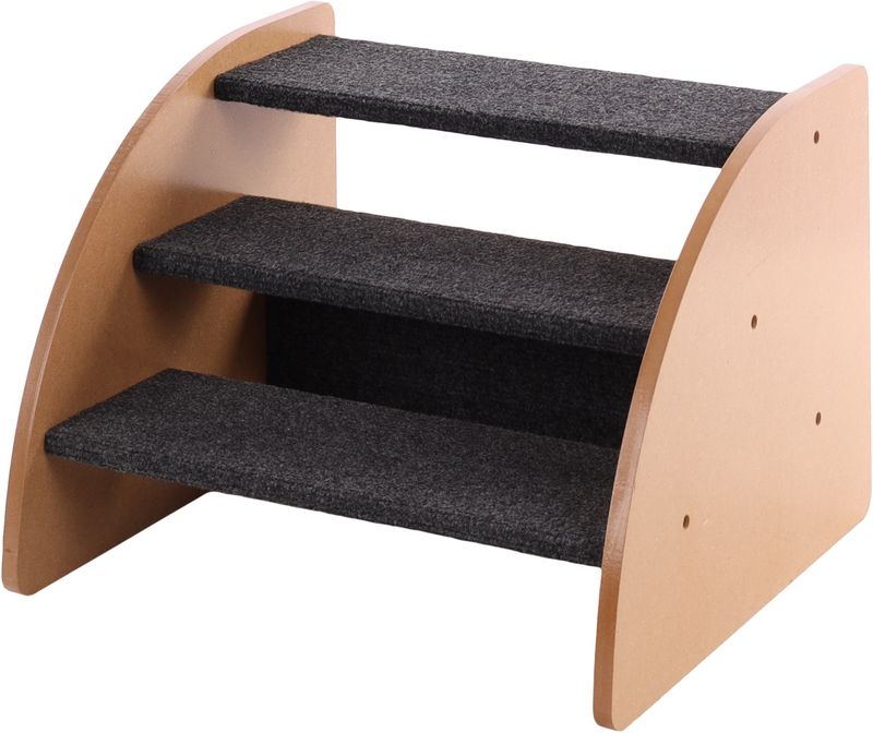 HONDENTRAP KARPI GRIJS 41,5x38,5x30CM   519706