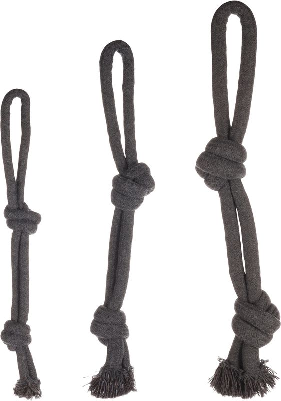 HS KATOEN RINGO TREKTUIG 2 KNOPEN GRIJS 45CM/18MM   521939