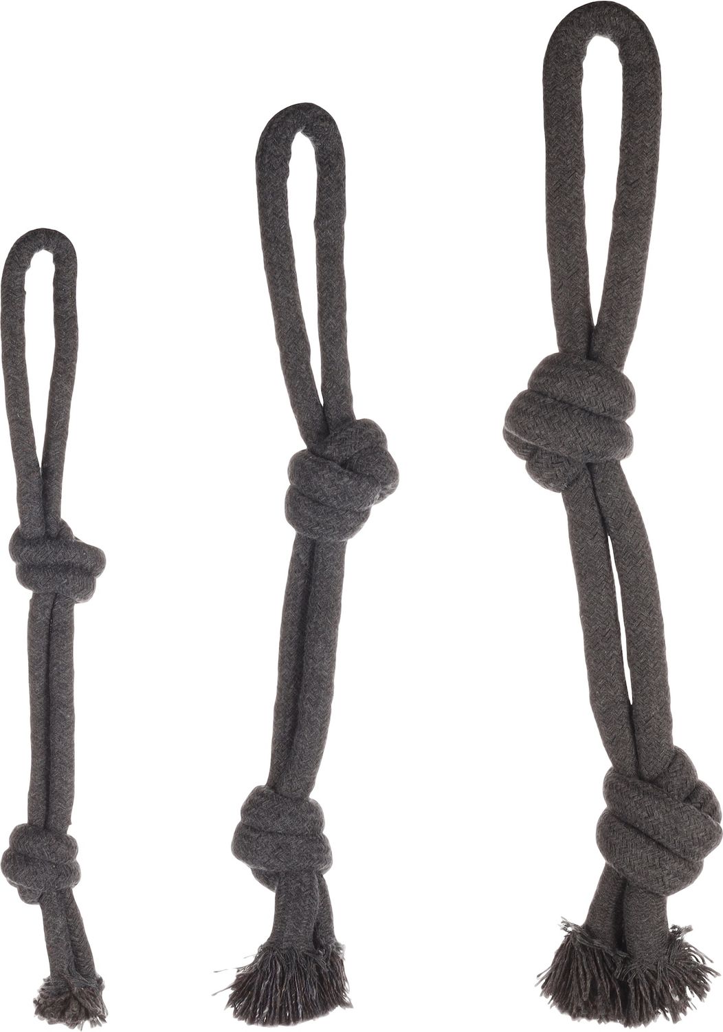 HS KATOEN RINGO TREKTUIG 2 KNOPEN GRIJS 40CM/15MM   521938