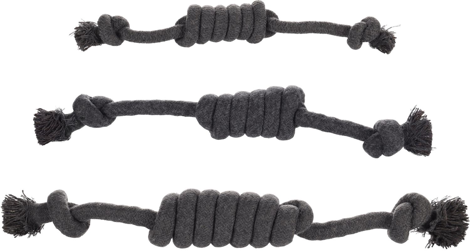 HS KATOEN RINGO TREKTUIG 2 KNOPEN/ TWIST GRIJS 50CM/18MM   521942