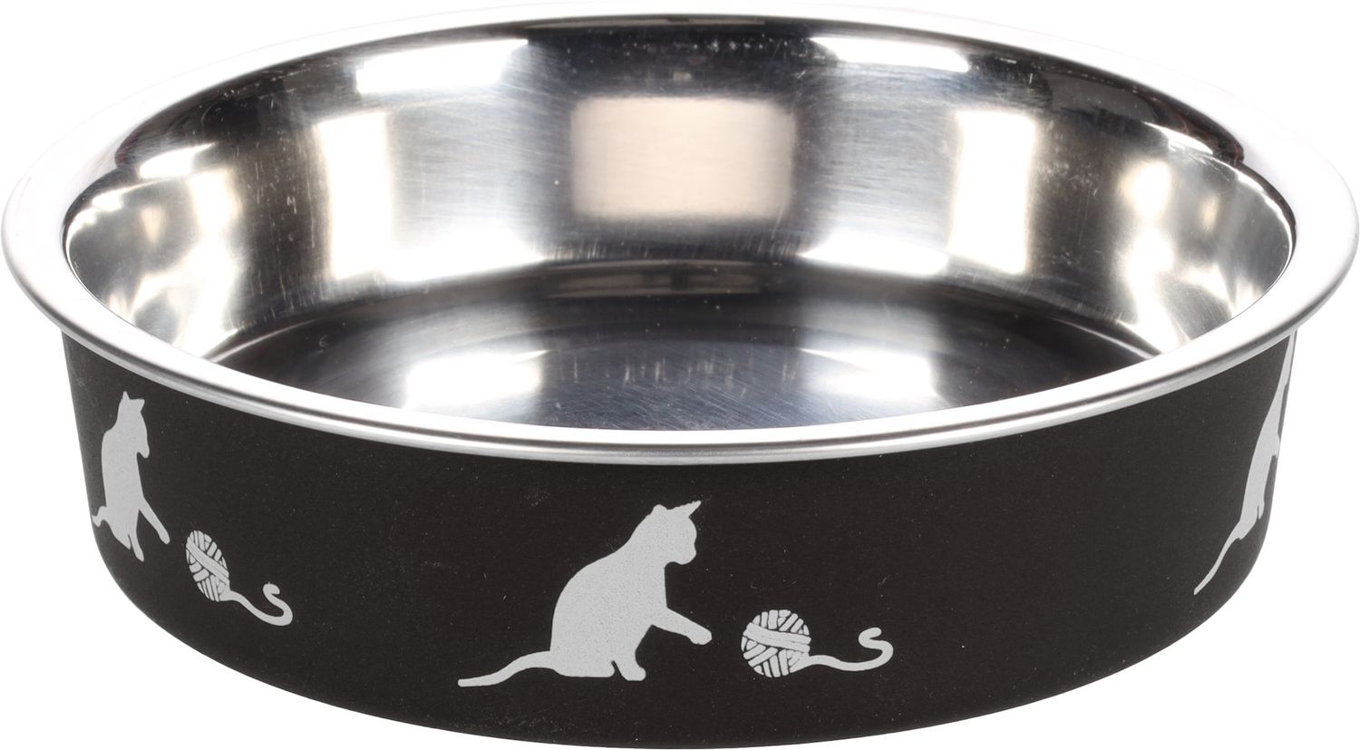 EETPOT KAT KENA ZWART 11,5CM 160ML    561059