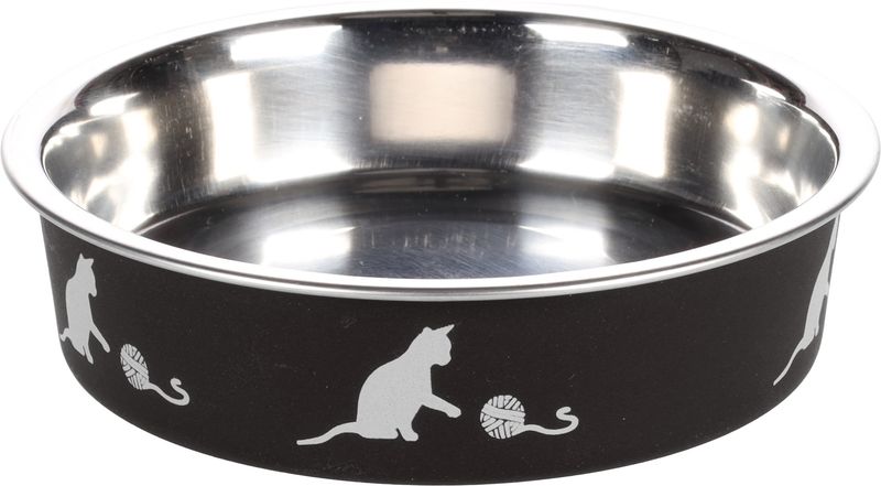 EETPOT KAT KENA ZWART 11,5CM 160ML    561059