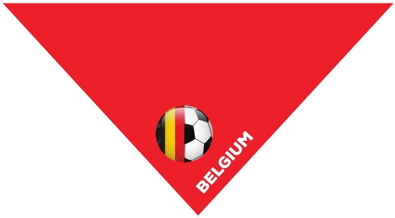 BANBELR1 WORLD CUP BANDANA ROOD T1 48*26CM Belgie 312507000