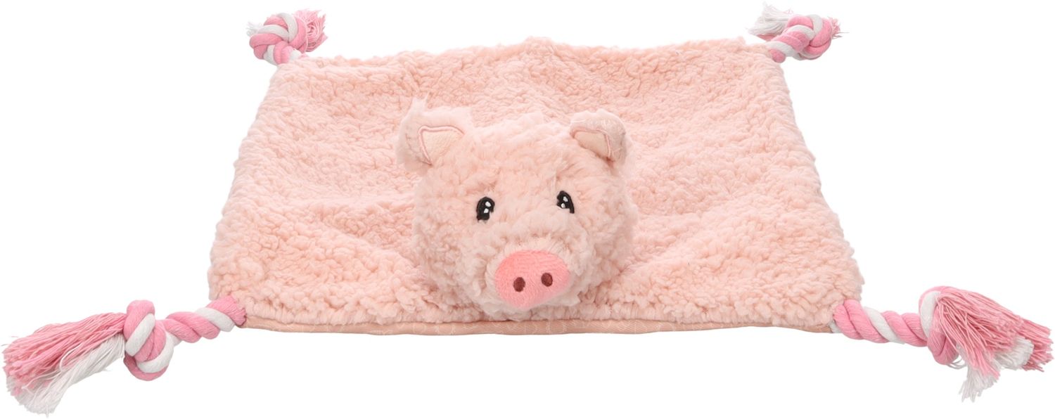 SPEELGOED POPPO KNISPERDEKEN ROZE VARKEN 524695