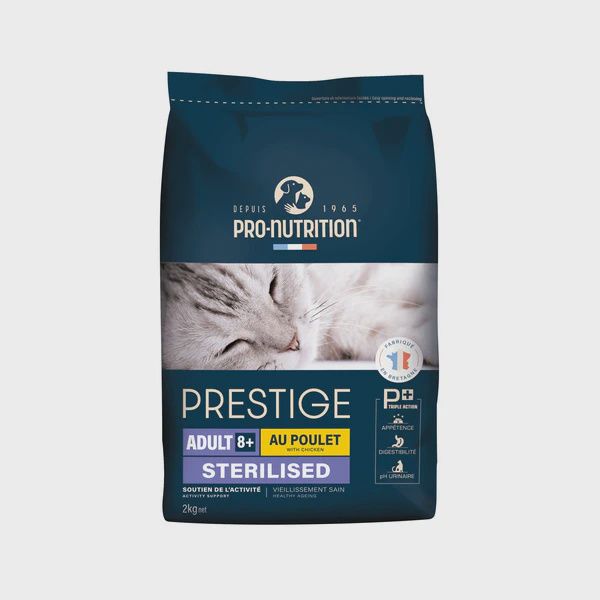 PRESTIGE 8+ STERILIZED LIGHT  2KG   34.020