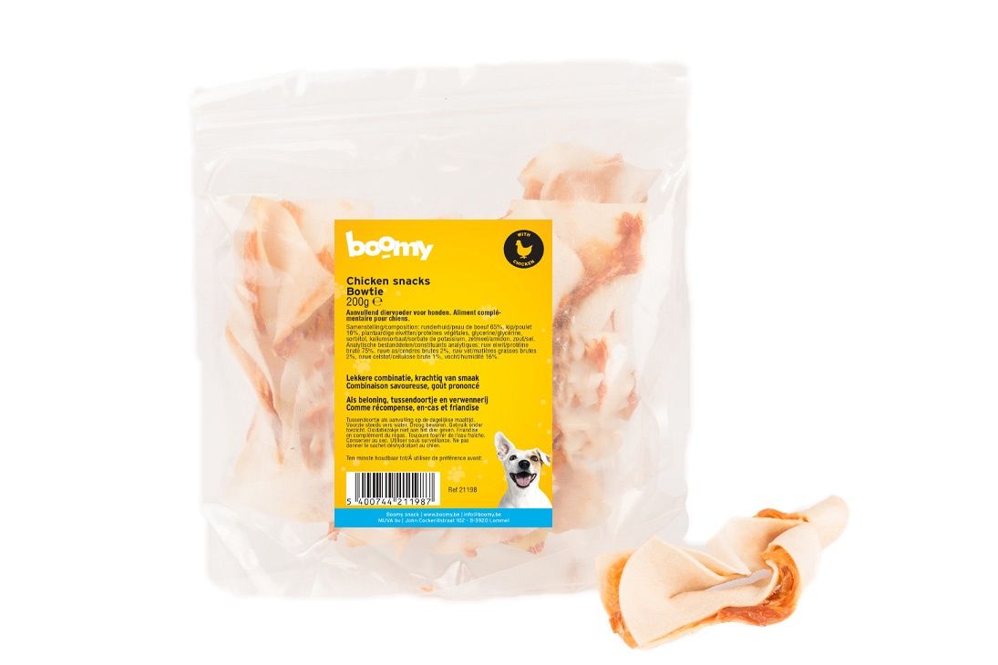 Chicken snacks bowtie 200g    21198