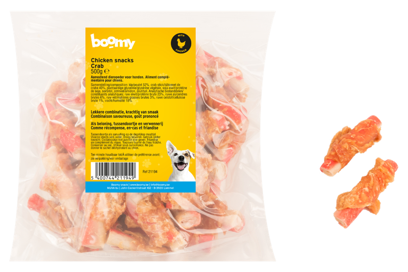 Chicken snacks crab 500g    21194