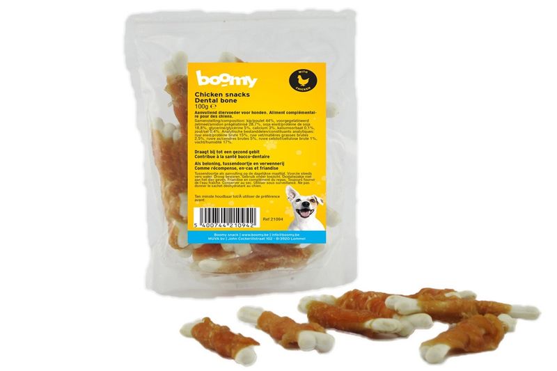Chicken snacks dental bone 100g    21094