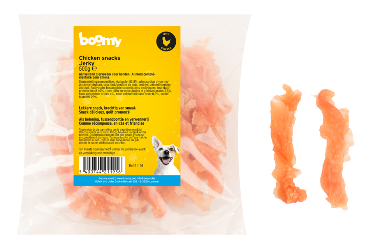 Chicken snacks jerky 500g    21195