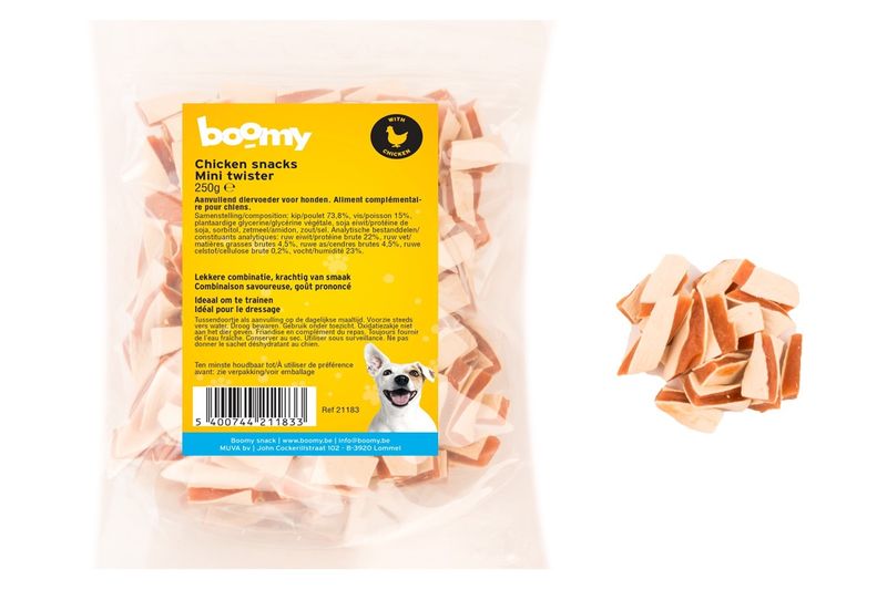 Chicken snacks mini twister 250g    21183