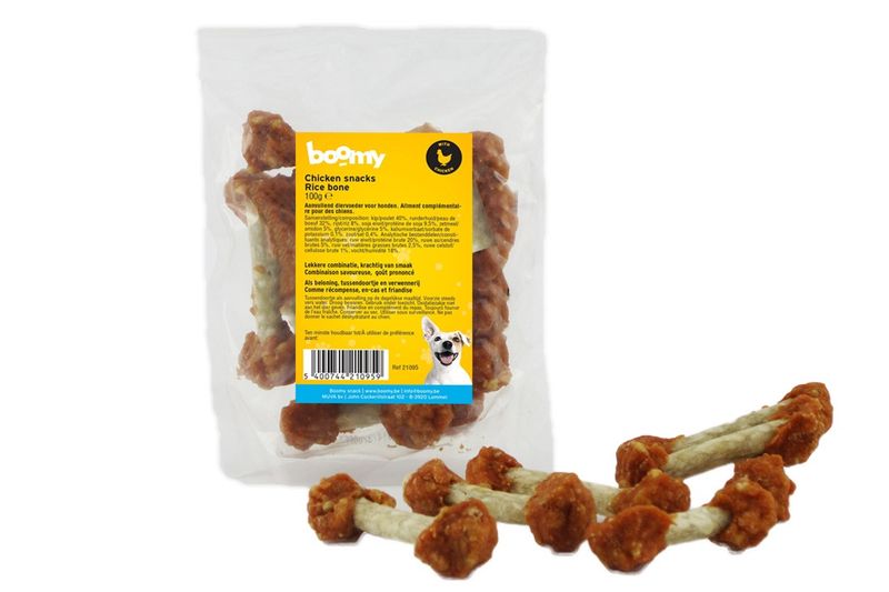 Chicken snacks rice bone 100g    21095