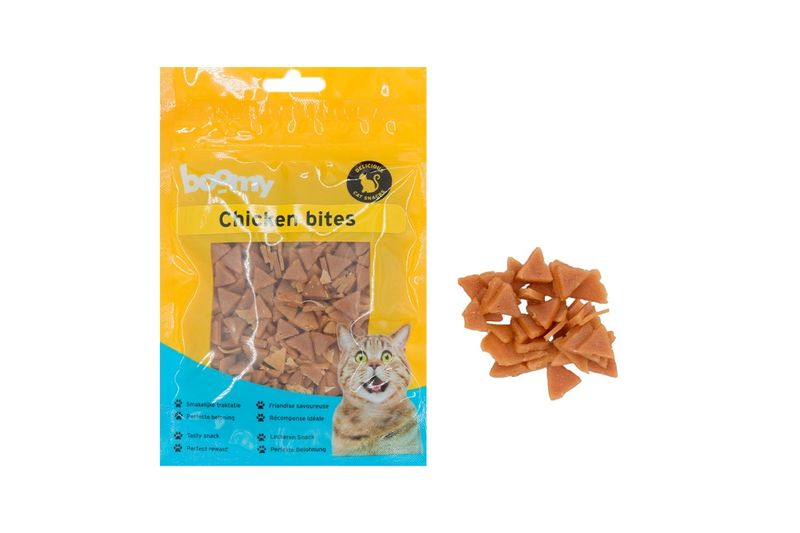Chicken bites with fish oil 80g 25009