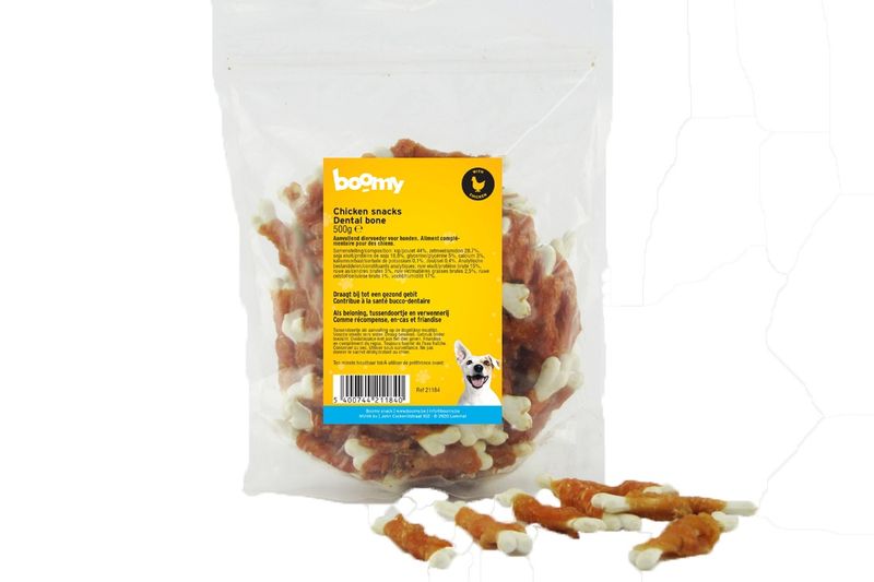 Chicken snacks dental bone 500g    21184