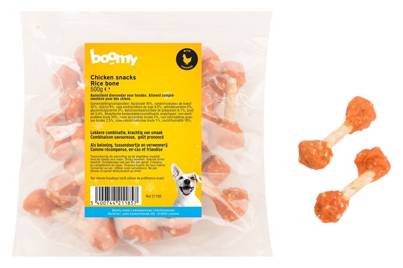 Chicken snacks rice bone 500g    21185