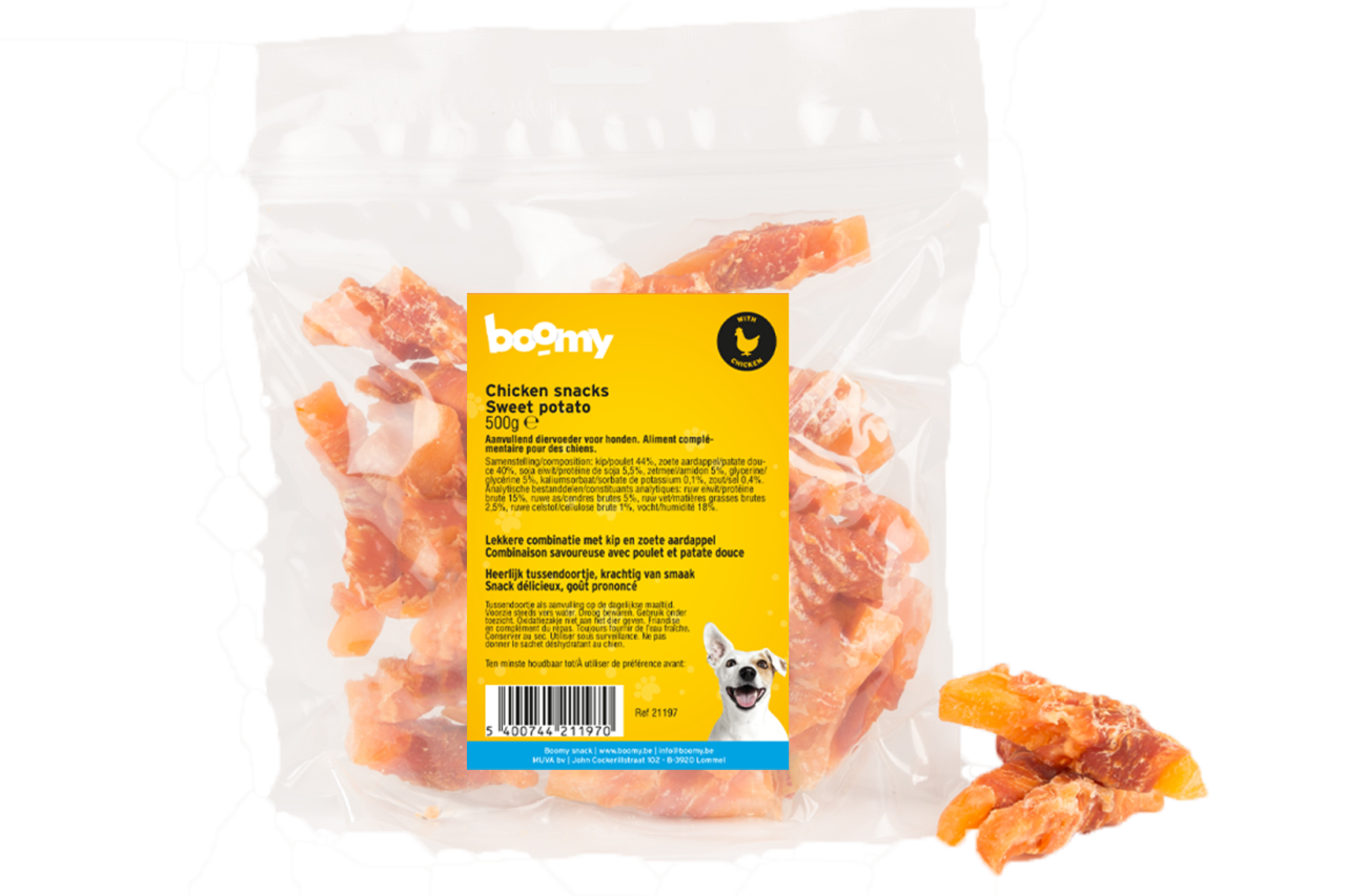 Chicken snacks sweet potato 500g    21197