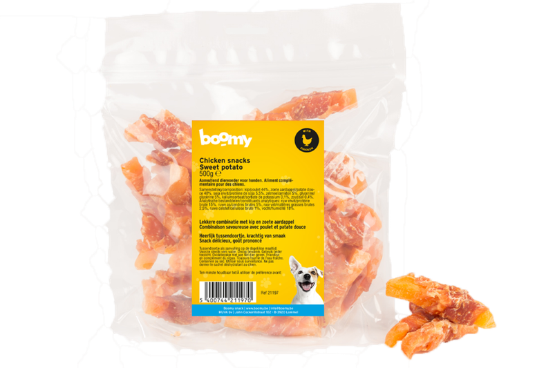Chicken snacks sweet potato 500g    21197