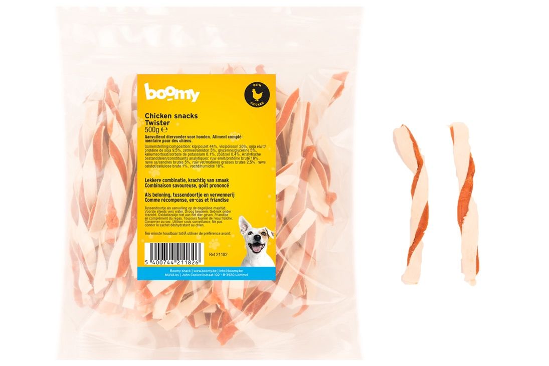 Chicken snacks twister 500g    21182