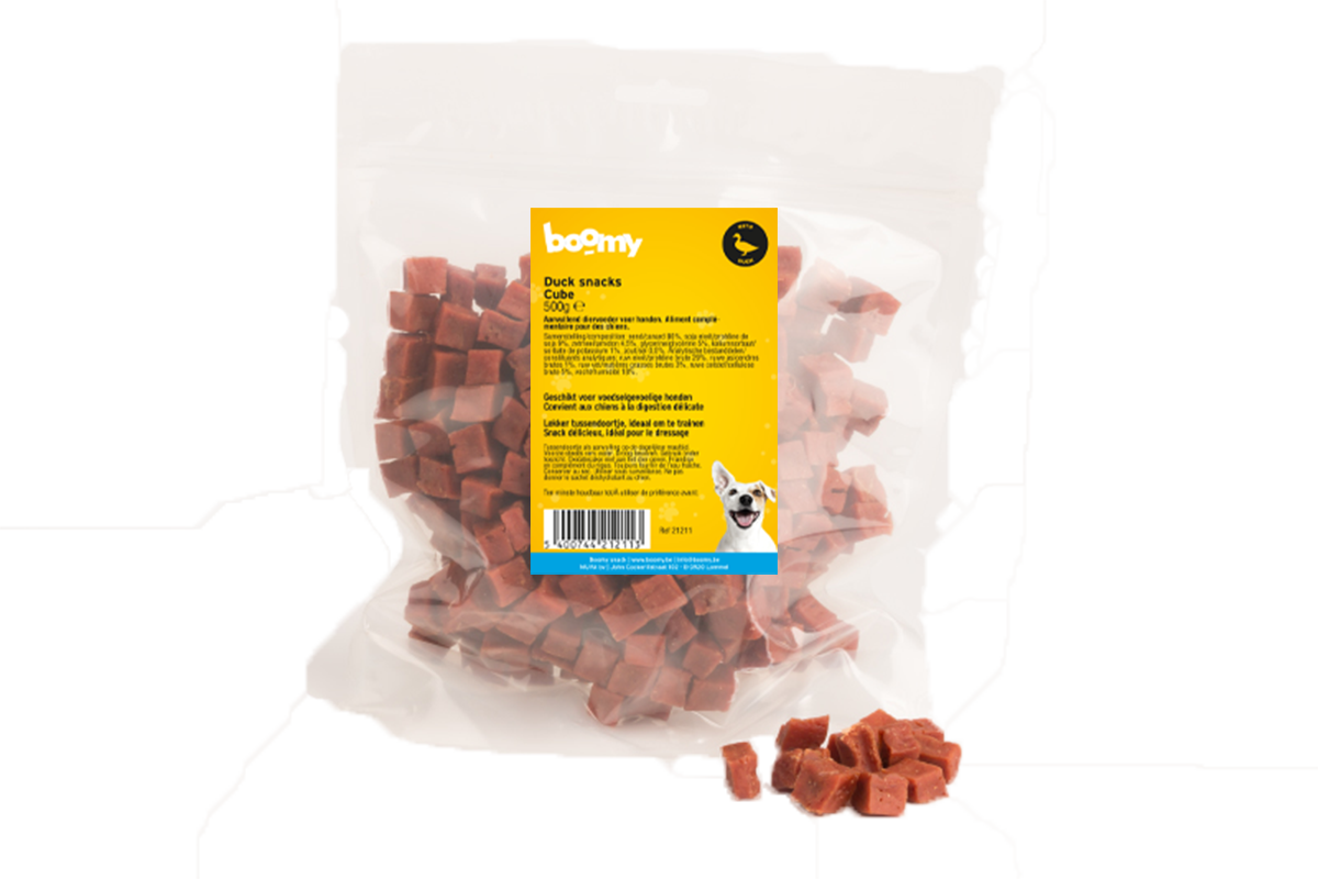 Duck snacks cube 500g    21211