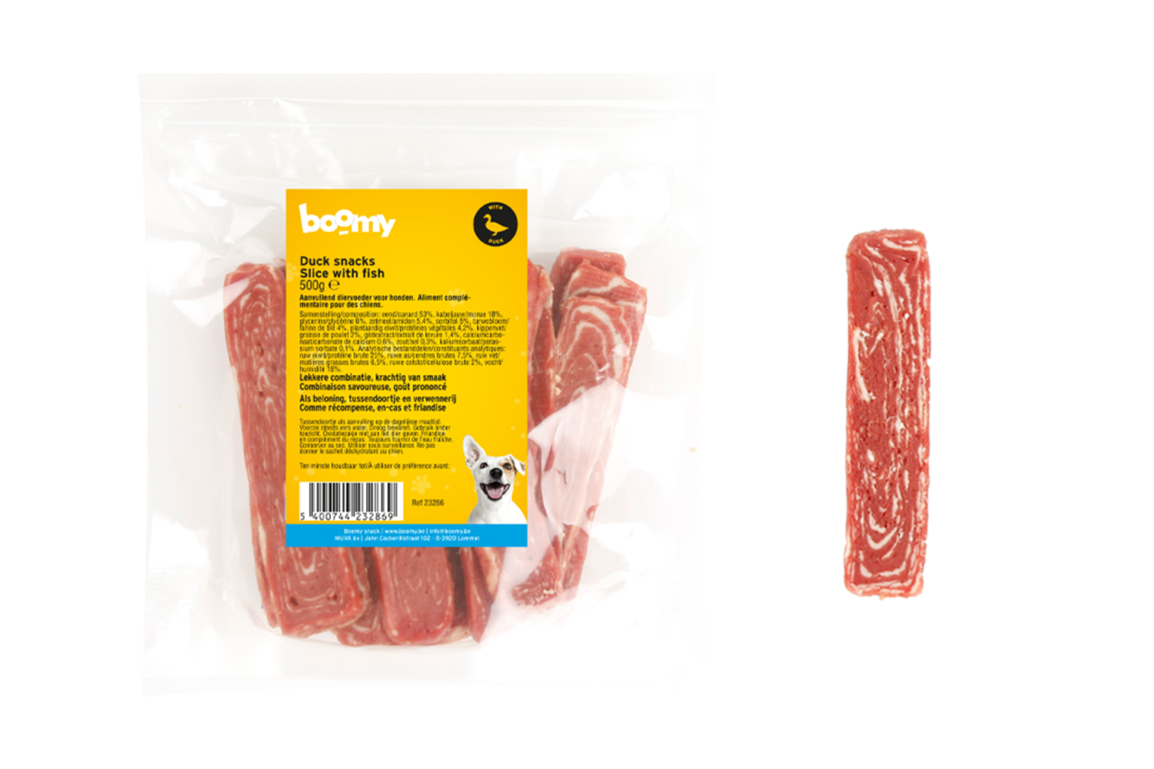 Duck snacks slice with fish 500g 23286