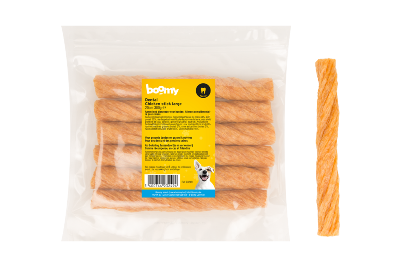 Dental chicken stick large 20cm 300g    23249