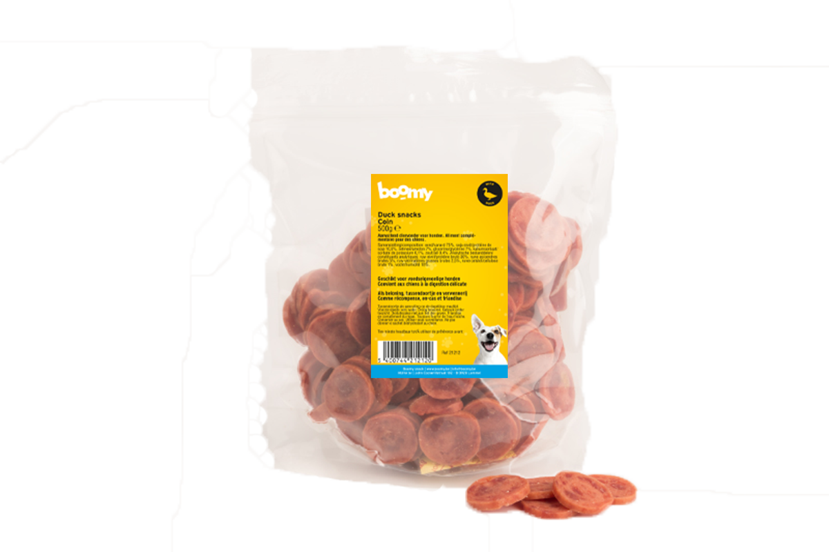Duck snacks coin 500g    21212