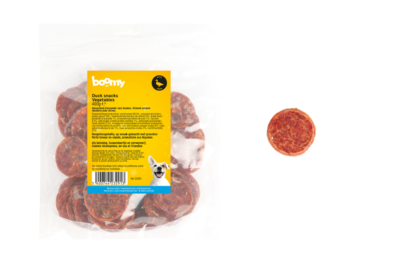 Duck snacks vegetables 400g 23291