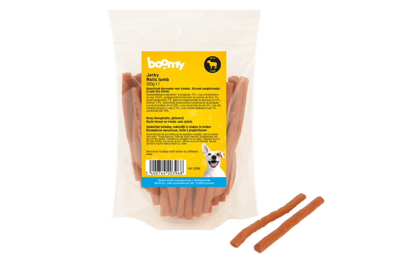 Jerky rolls lamb 300g    20396