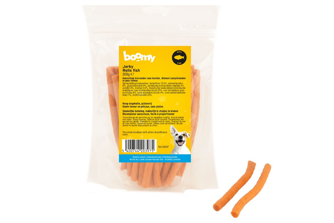 Jerky rolls fish 300g    20397