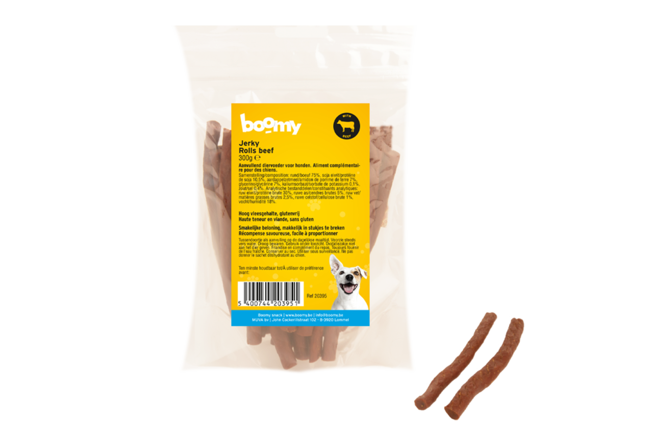 Jerky rolls beef 300g    20395