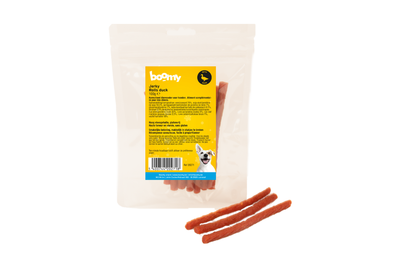 Jerky rolls duck 100g    20271