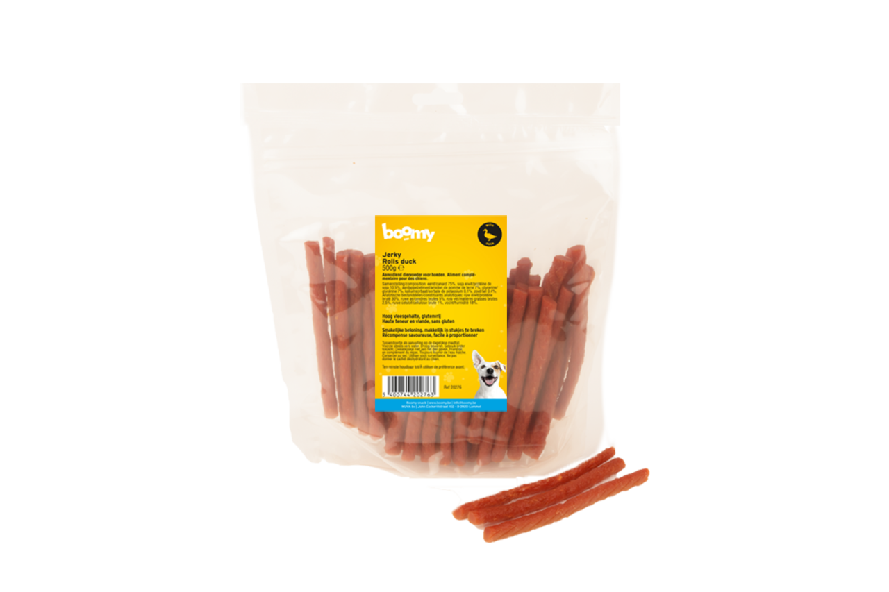 Jerky rolls duck 500g    20276