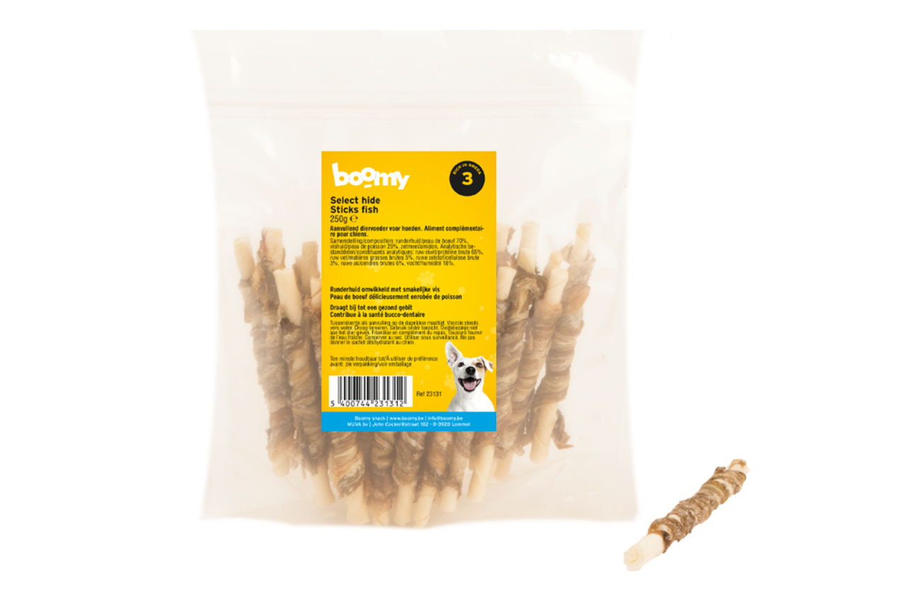 Select hide sticks fish 13cm 250g    23131