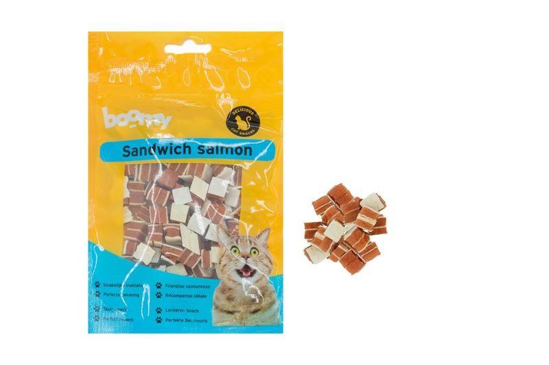 Sandwich salmon for cat 80g 25016