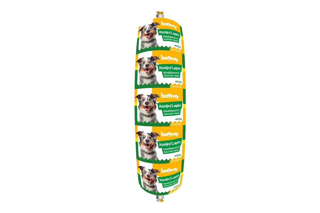 Maaltijdworst konijn 400g    20454