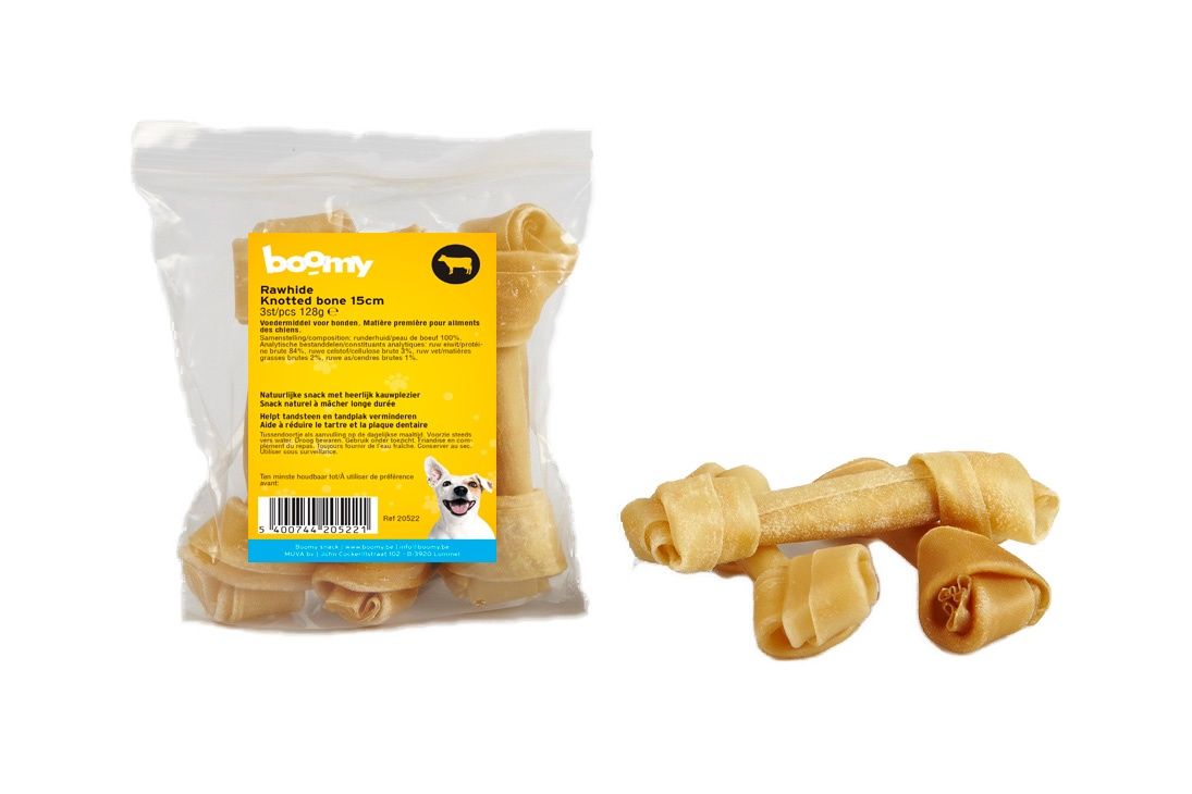 Knotted bone 15cm 3st    20522