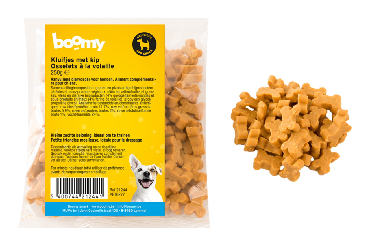 Kluifjes met kip 250g    21244