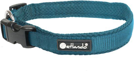 Mesh Halsband L petrol 50x55cm MC-305540