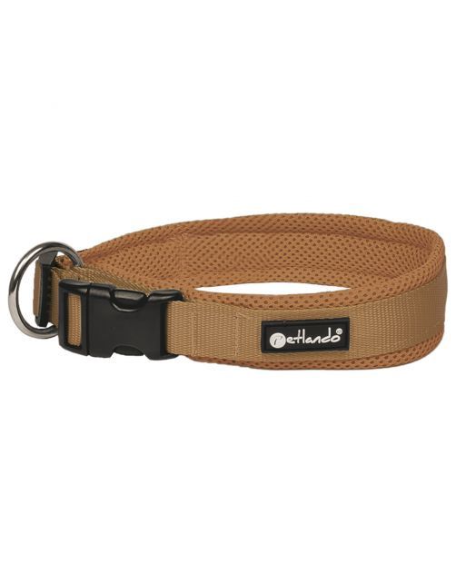 Mesh Halsband S cognac 40x45cm MC-307770