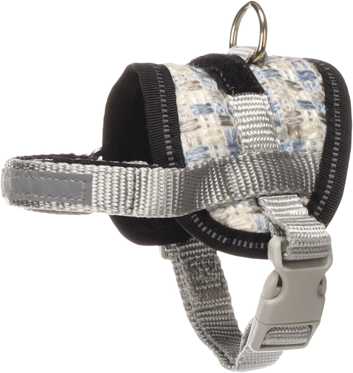 Hond Harnas Eeny Meeny Blauw &amp; Grijs S 18-28cm 31-40cm 8,5cm 15mm 524104
